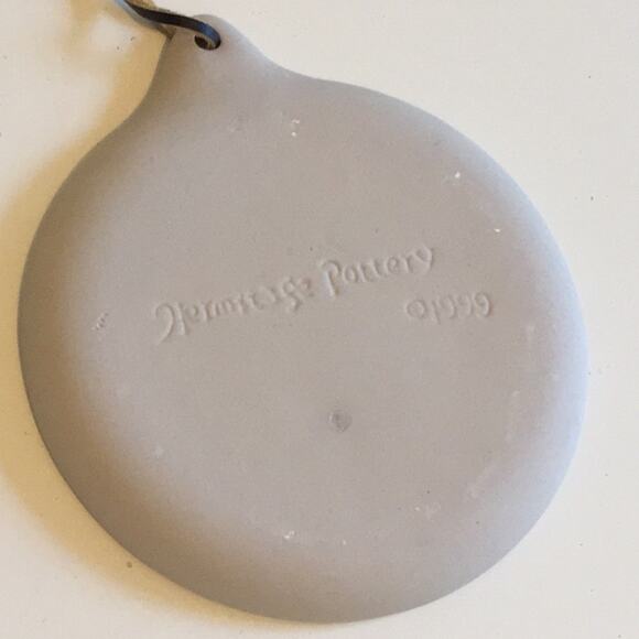 Hermitage Pottery Sandstone pumpkin & fall leaf - Autum leaves - Picture 2 of 6